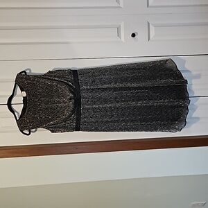 Chicos size 2P metallic gold dress.